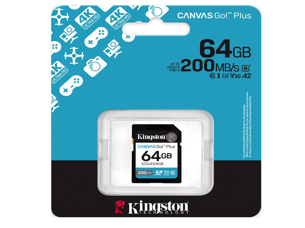 SD kartica KINGSTON Canvas Go Plus 64GB (Klasa 10, U3, V30, 200 Mb/s)-5